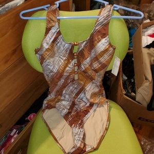 All Over Control Swimsuit by Spiegel Sz 8 NEW